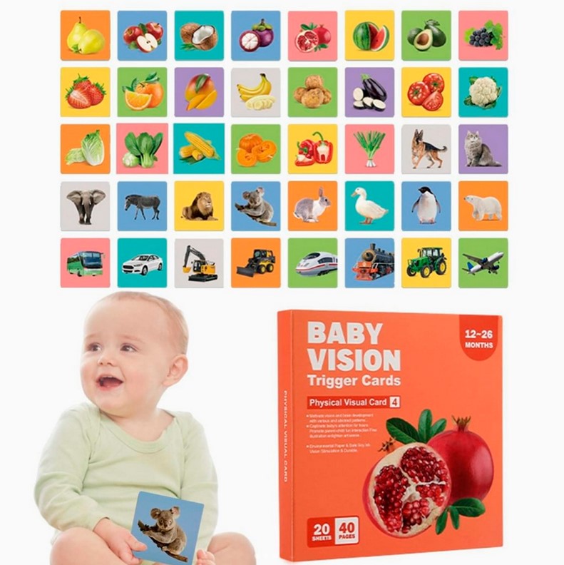 ¡NUEVAS TARJETAS SENSORIALES MONTESSORI PARA ESTIMULACIÓN VISUAL Y COGNITIVA (INCLUYE 4 PACK)! + ENVÍO GRATIS A TODO CHILE