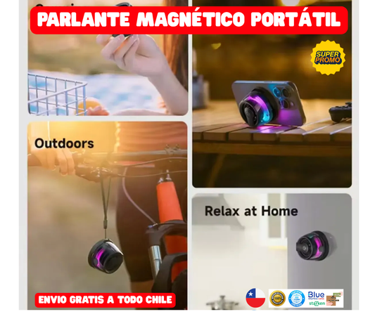 ¡Parlante Magnético Portátil “MagBoom Pro" + ENVÍO GRATIS!